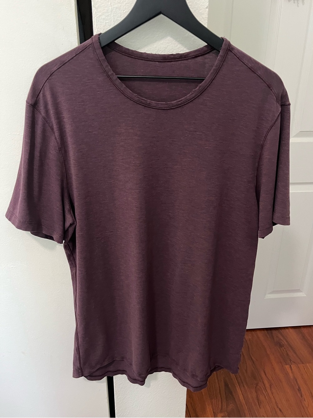 lululemon athletica Short Sleeve Crew Tee in Plum
